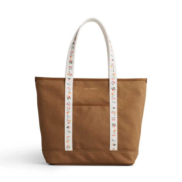 Rifle Paper Co. Ditsy Dahlia Canvas Carry All