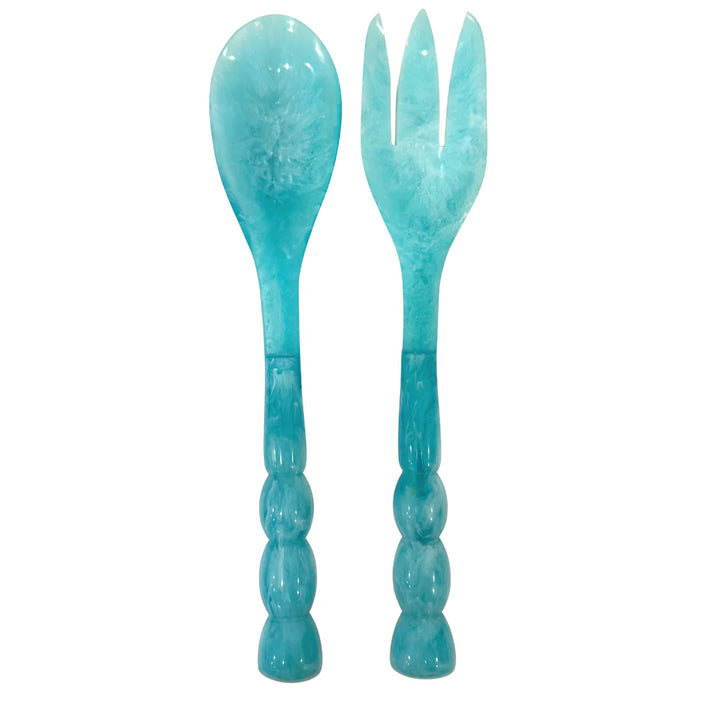 Laura Park Designs Blue Bermuda Salad Servers