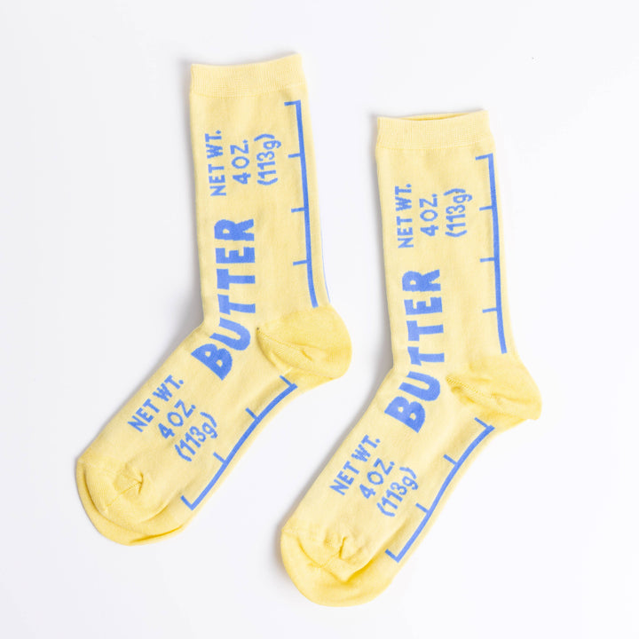 Yellow Owl Butter Crew Socks