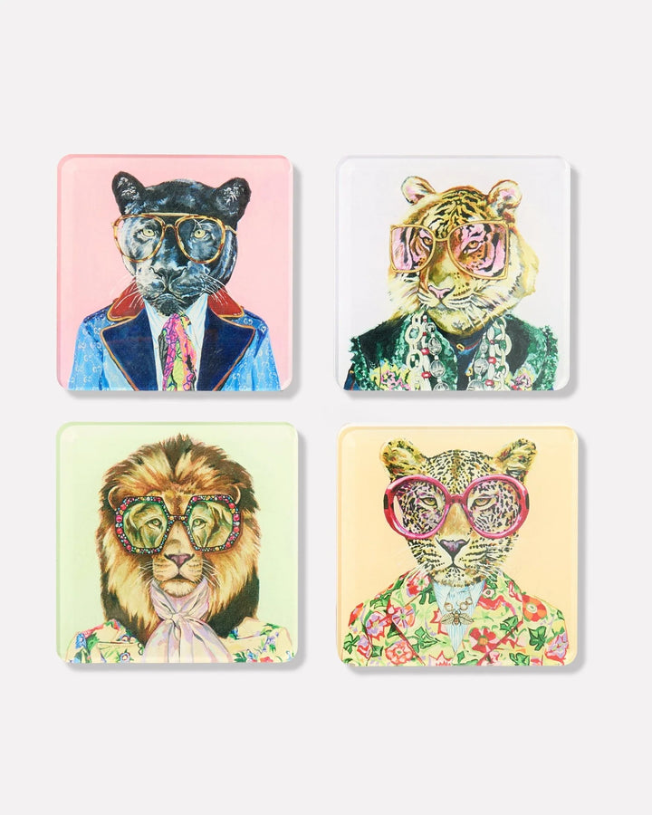 Tart by Taylor Big Cats Coasters