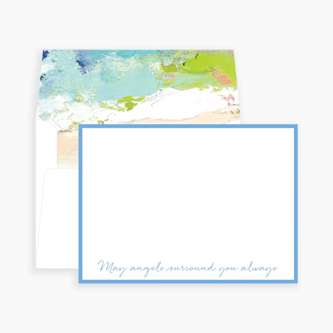 Anne Neilson Home May Angels Surround You Notecards