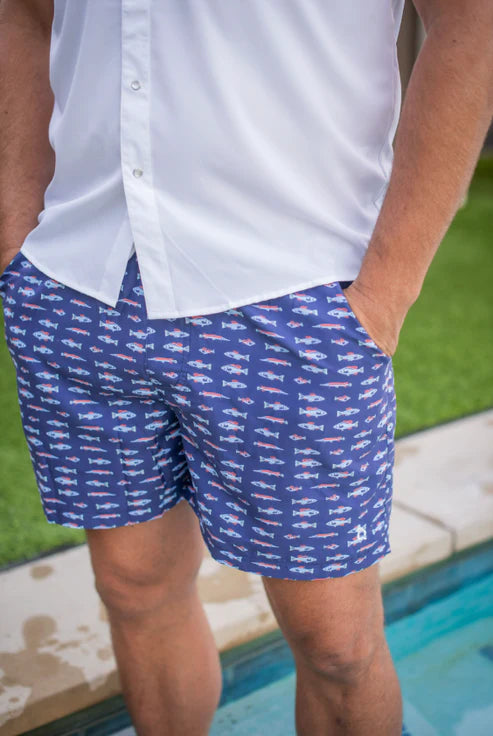 Blue Quail Men's Freshwater Swim Trunks