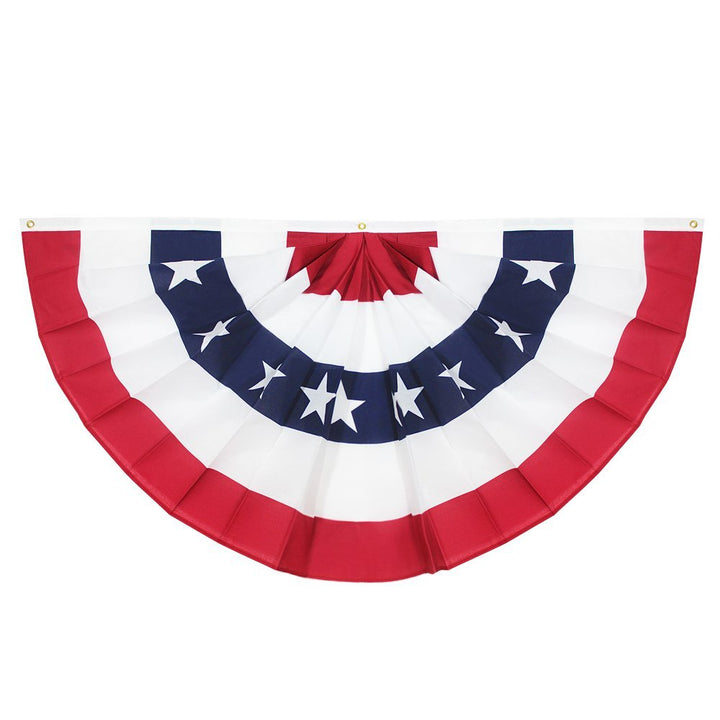 Valley Forge Pleated Fan Flag