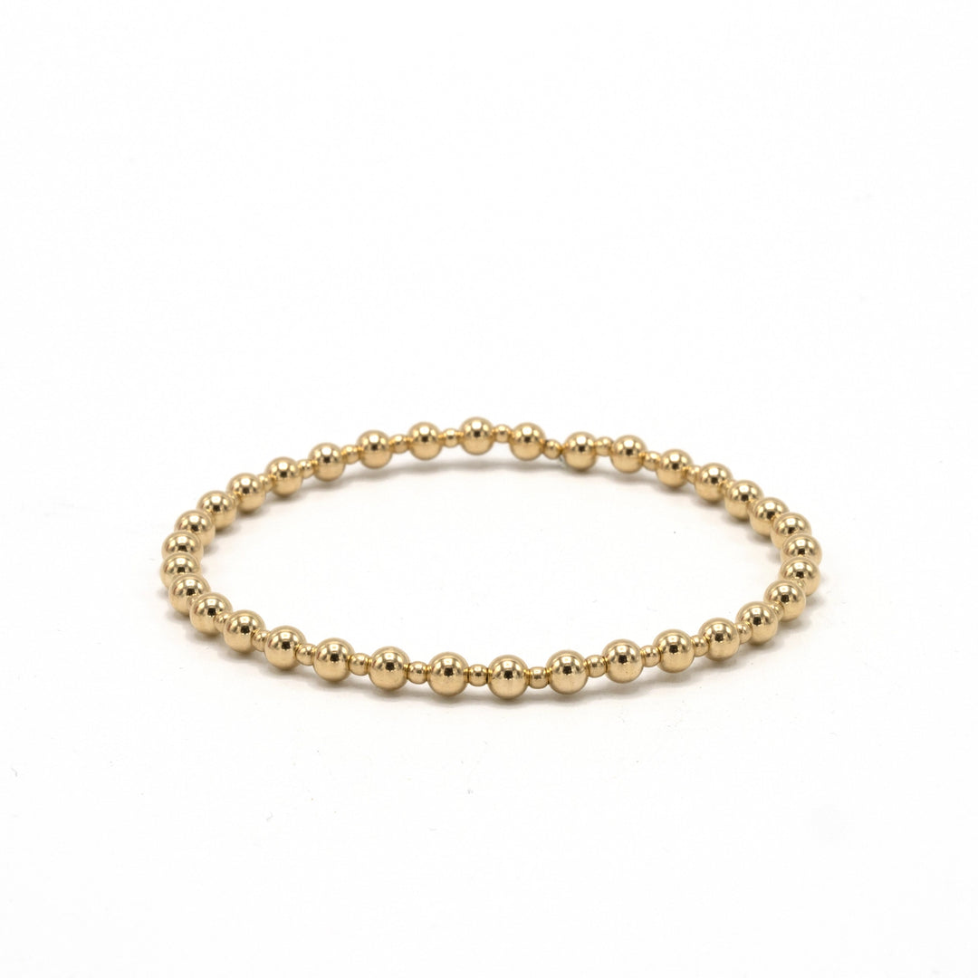 Erin Gray 4mm+2mm+4mm Gold Filled Waterproof Dimension Bracelet