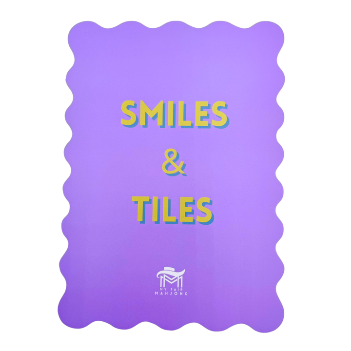 My Fair Mahjong Scalloped Edge Shuffle Card