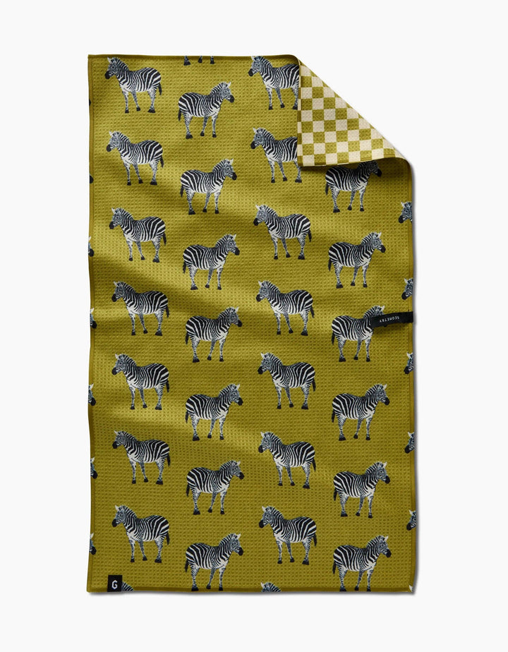 Geometry Zebra Way Tea Towel