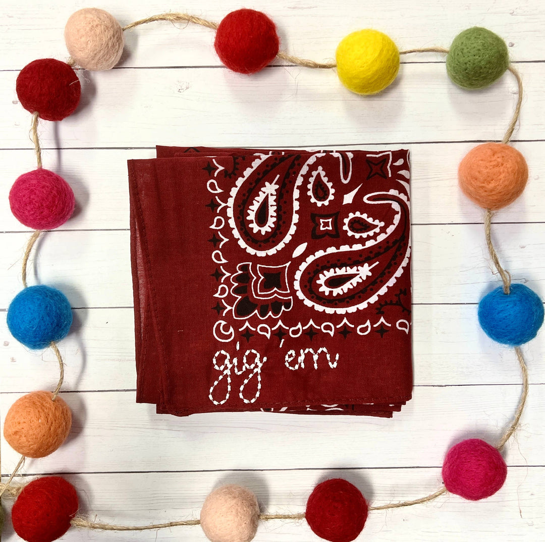 The Funky Soul Collegiate Embroidered Bandana