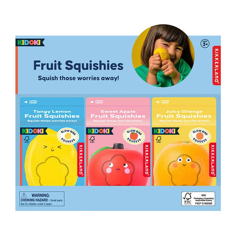 Kikkerland Kidoki Fruit Squishy