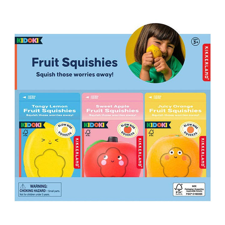 Kikkerland Kidoki Fruit Squishy