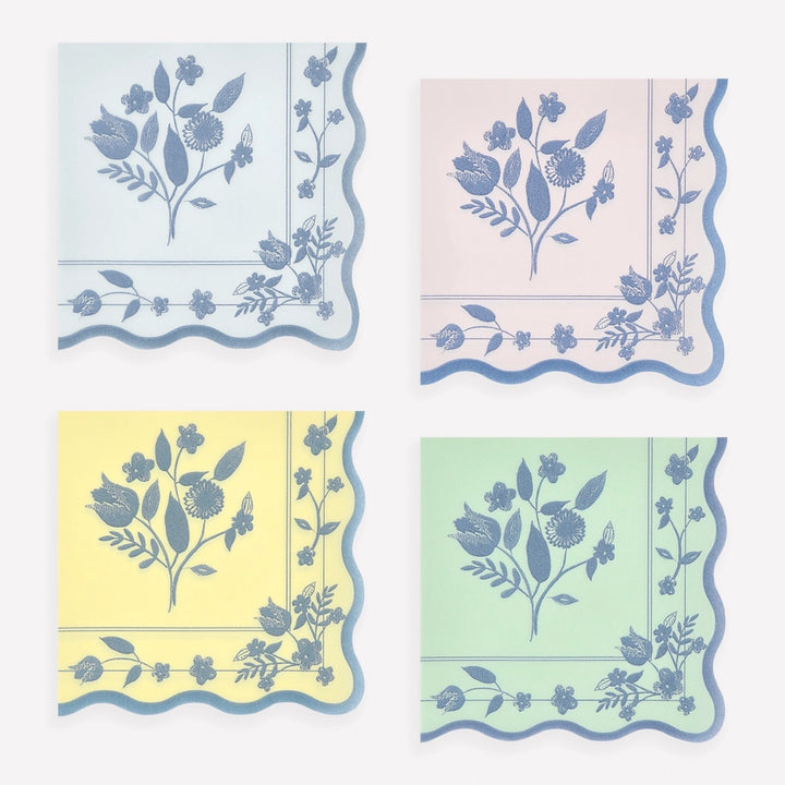 Meri Meri Small Vintage Botanical Paper Napkins