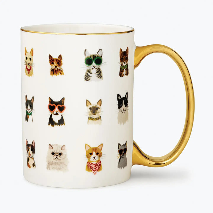 Rifle Paper Co. Cool Cats Porcelain Mug
