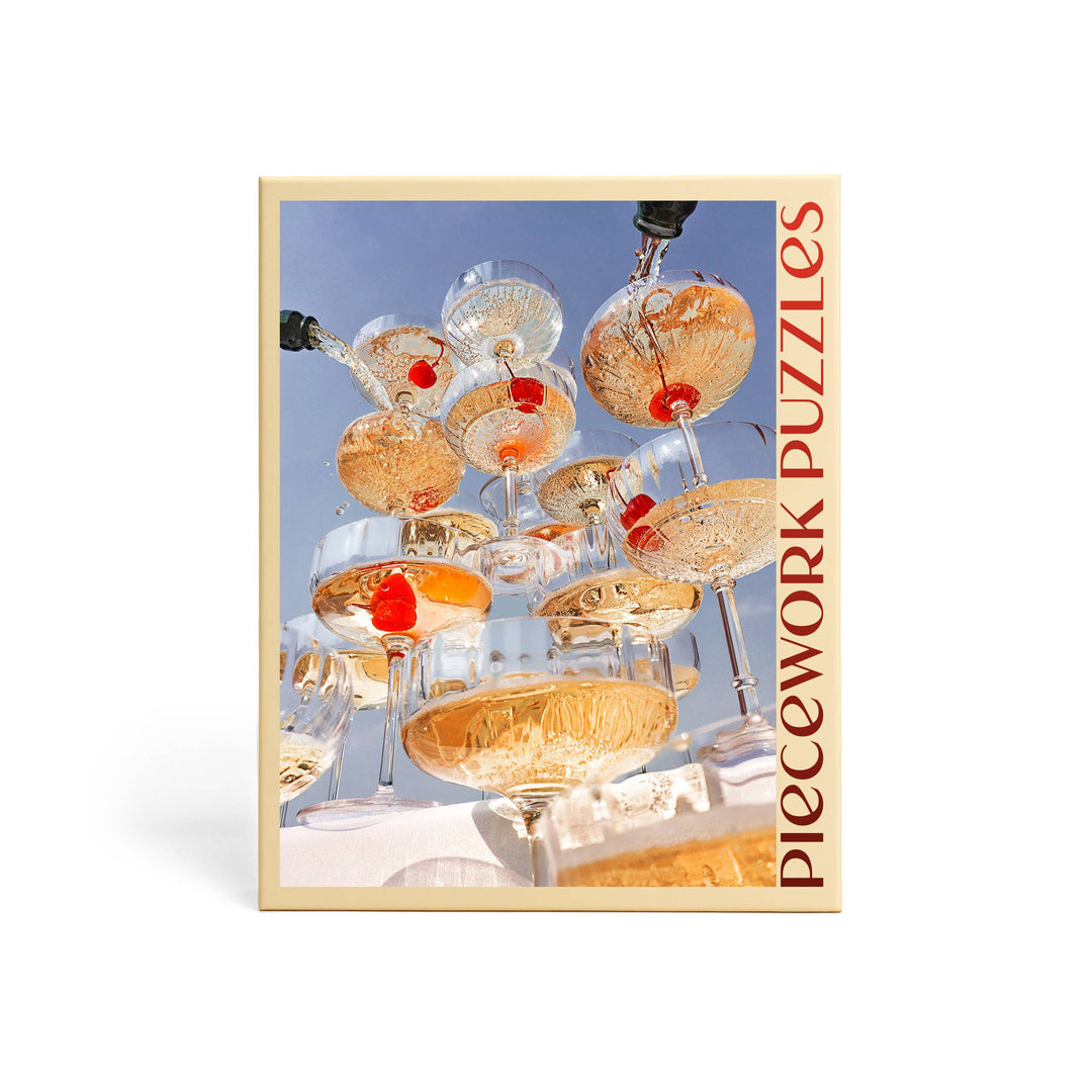Piecework Puzzles Pop The Bubbly 1000 Piece Puzzle