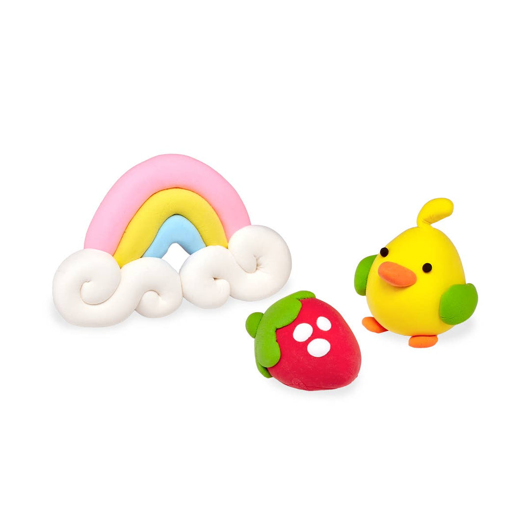 OOLY Creatibles Air Dry Clay Kit (Set of 12 Colors + 3 Tools)