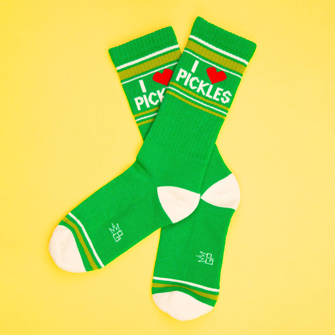 Gumball Poodle I ❤️ Pickles Gym Crew Socks