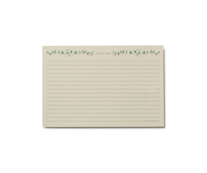 Rifle Paper Co. Recipe Cards