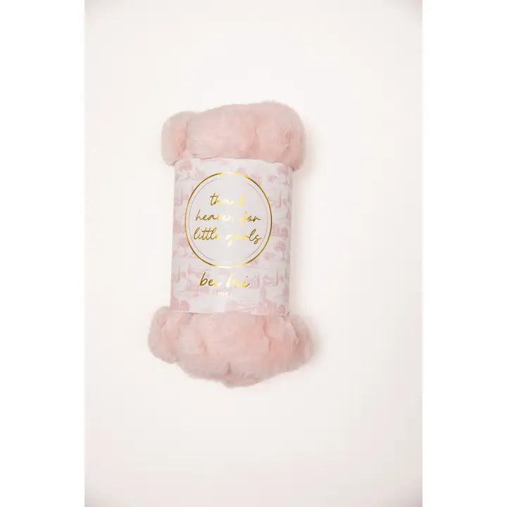 Bei Bei Thank Heaven for Little Girls Faux Fur Lovey