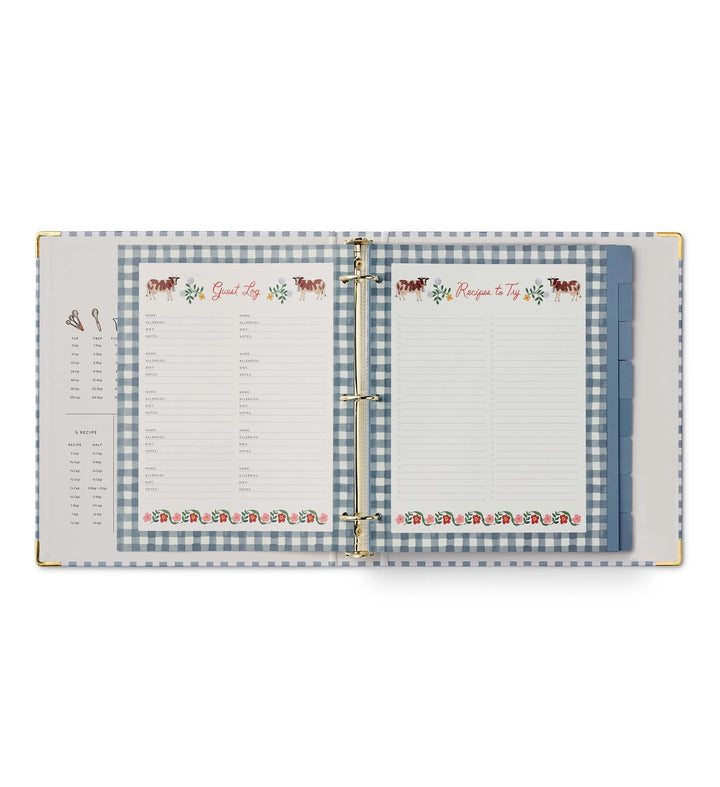 Rifle Paper Co. Home Sweet Home Recipe Binder