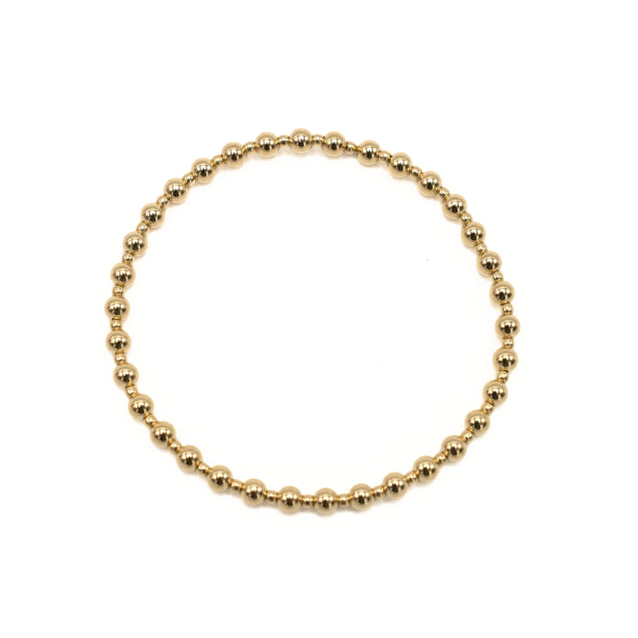 Erin Gray 4mm+2mm+4mm Gold Filled Waterproof Dimension Bracelet