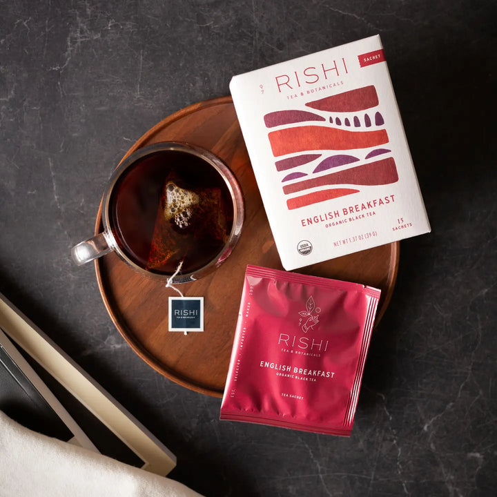 English Breakfast Organic Black Tea Sachets