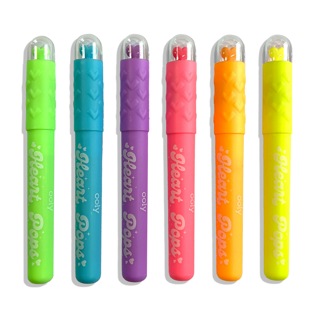 OOLY Heart Pops Neon Highlighters