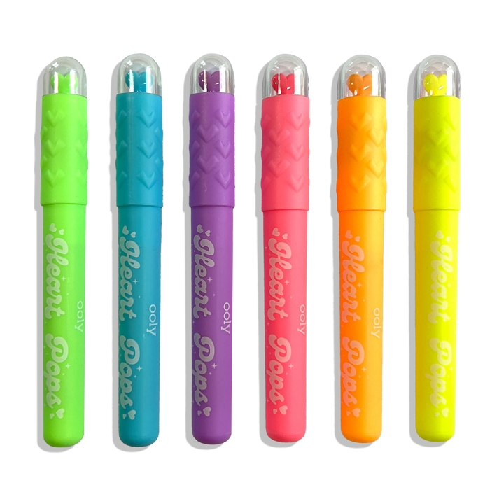OOLY Heart Pops Neon Highlighters