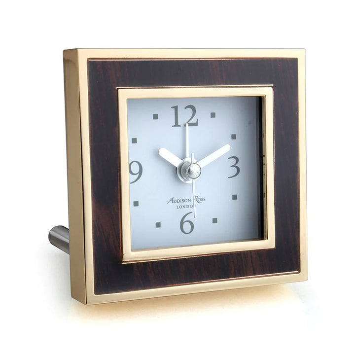 Addison Ross Square Enamel Alarm Clock