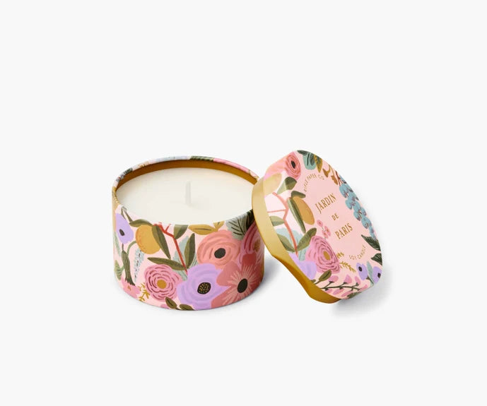 Rifle Paper Co. Jardin De Paris Tin Candle