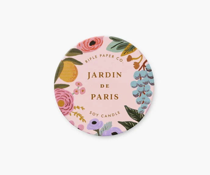 Rifle Paper Co. Jardin De Paris Tin Candle