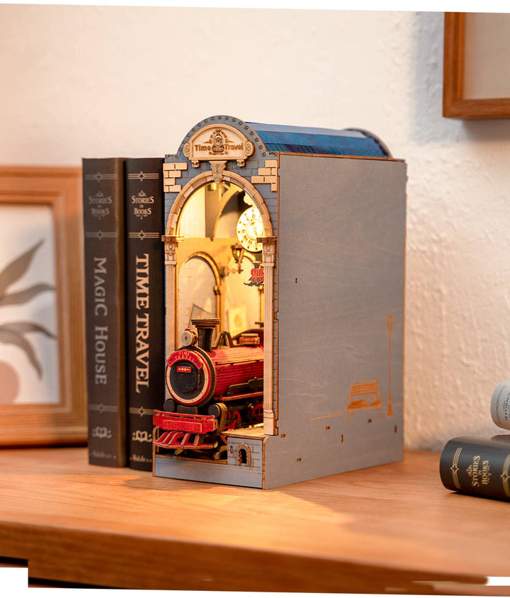 Robotime DIY Book Nook Shelf Insert Time Travel