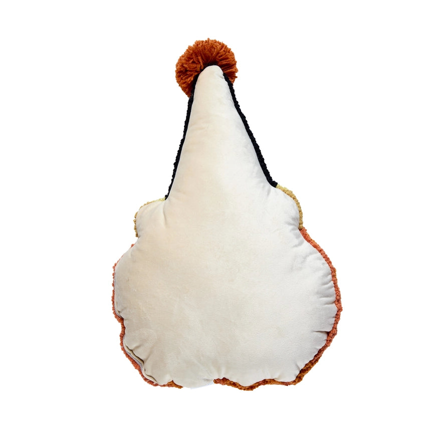 Peking Handicrafts Retro Pumpkin Shaped Hook Pillow