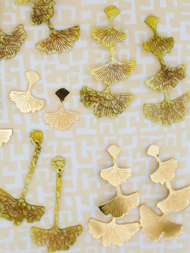 Emma Fick Art Ginko: Stud Gold