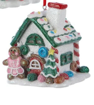 Kurt Adler Claydough Gingerbread House Ornament