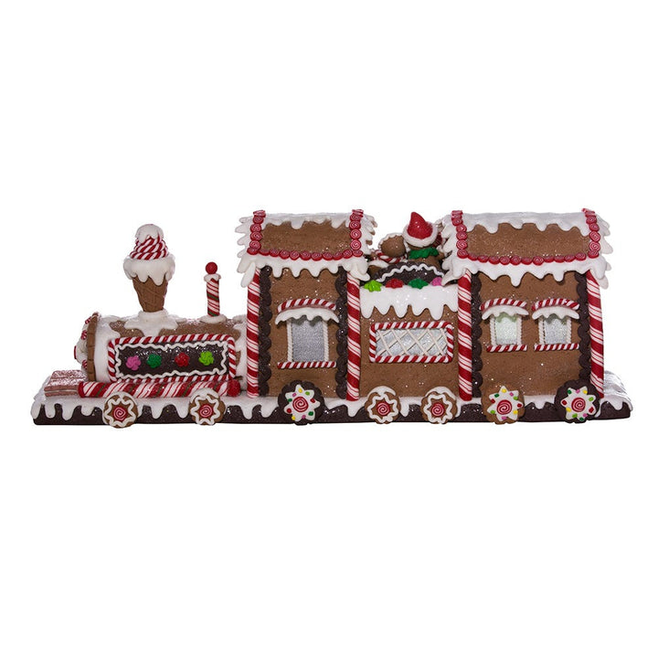 Kurt Adler Battery-Operated LED Gingerbread Train
