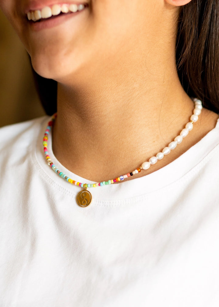 Betsy Pittard Lindberg Pearl Beaded Necklace