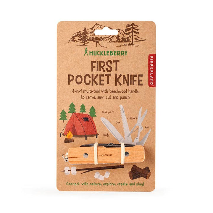 Kikkerland Design Huckleberry Pocket Knife