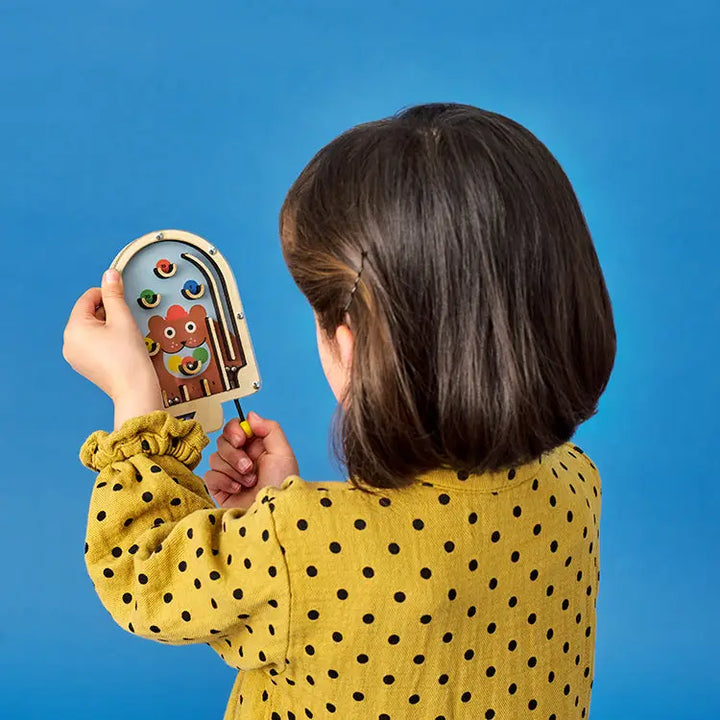 Kikkerland Design Wooden Pinball (Styles May Vary)