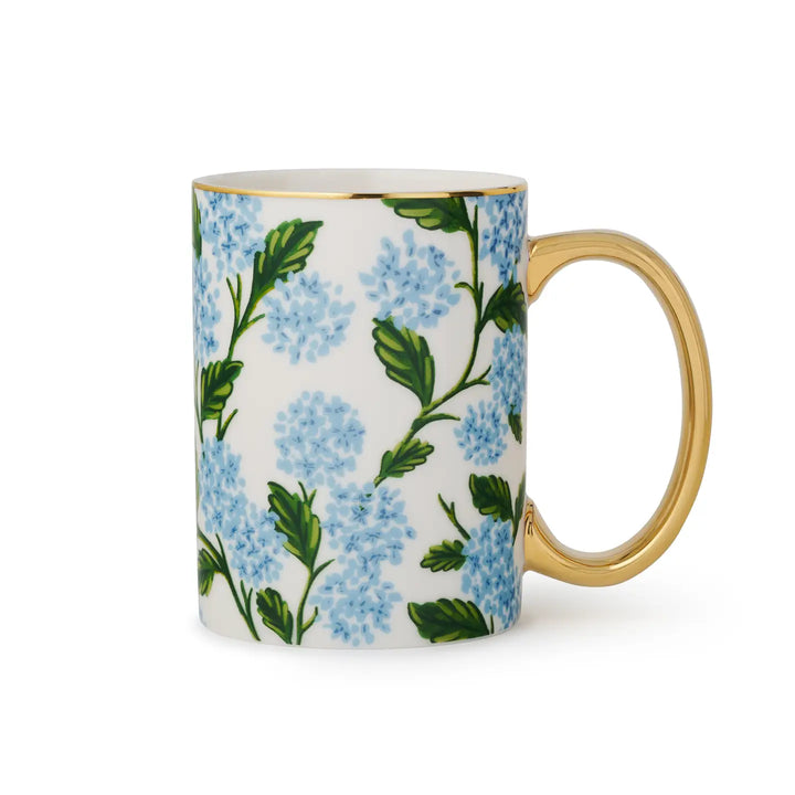 Rifle Paper Co. Hydrangea Porcelain Mug