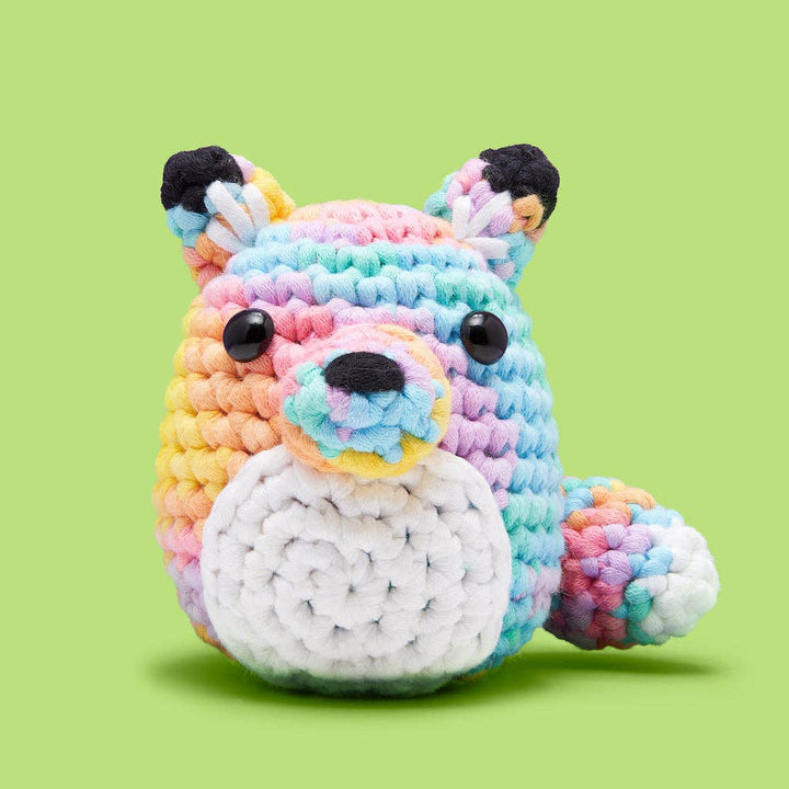 The Woobles Pastel Fox Crochet Kit