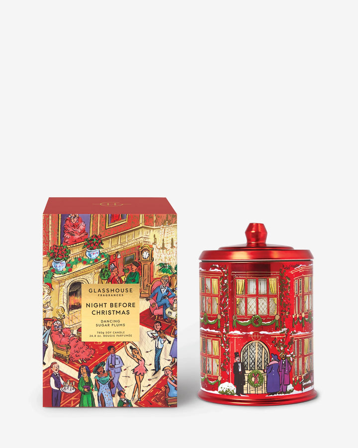 Glasshouse Fragrances Holiday Scented Candle