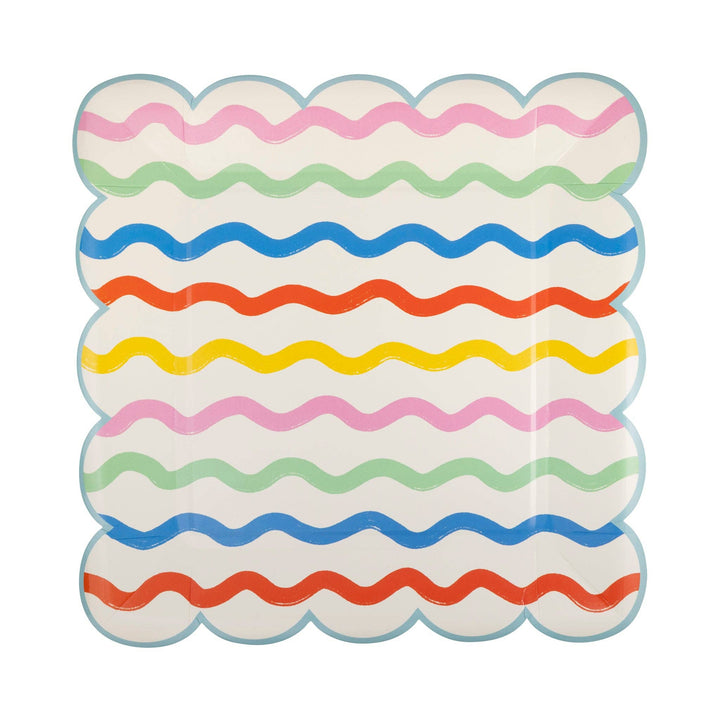 My Mind's Eye Ric Rac Striped Paper Plates