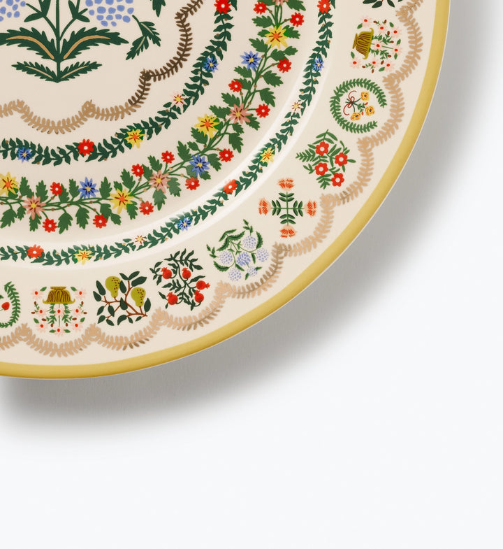 Rifle Paper Co. Rosette Porcelain Dinner Plate