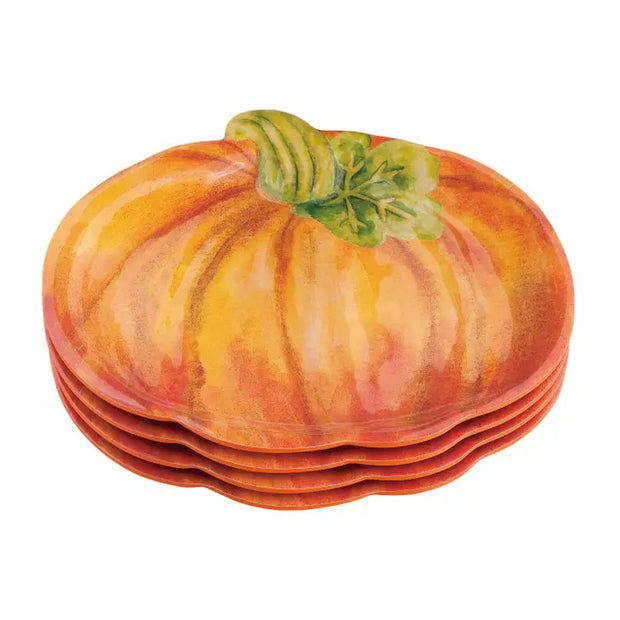 Pumpkin Melamine Plate