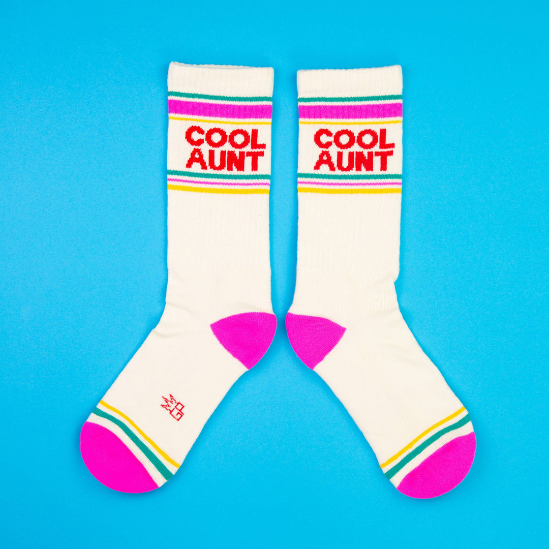 Gumball Poodle Cool Aunt Crew Socks