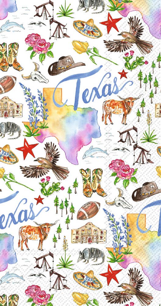 State of Texas Paper Guest Towels