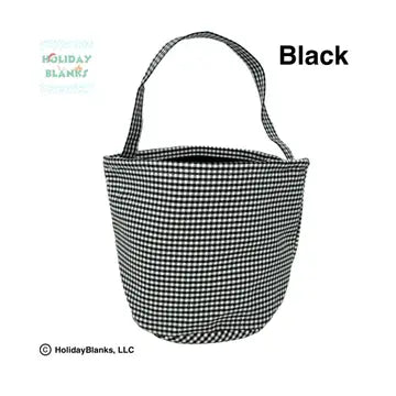 Gingham Halloween Treat Bag