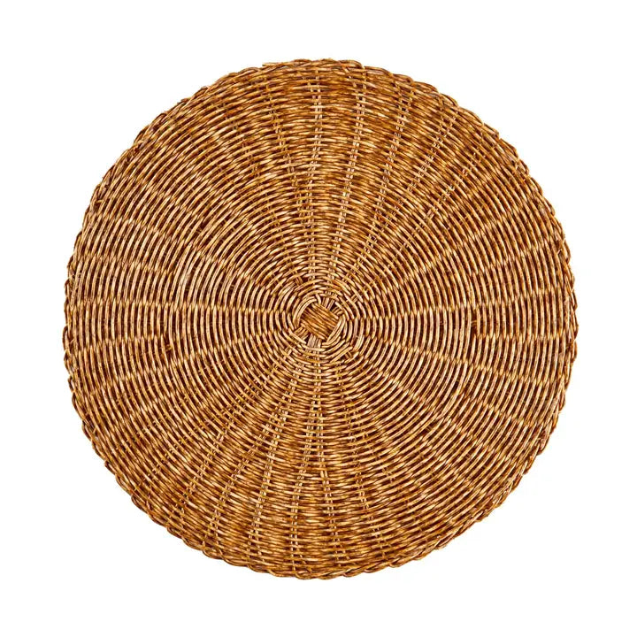 Faux Rattan Bark Placemat