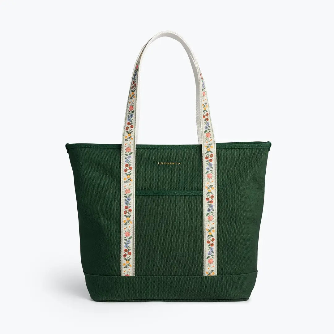 Rifle Paper Co. Garden Study Carry All Canvas Tote