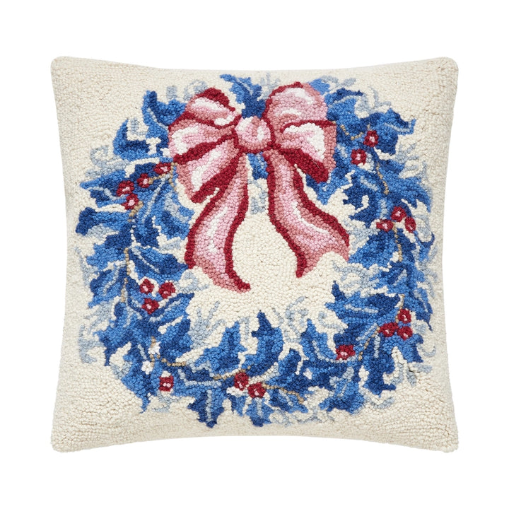 Peking Handicrafts Chinoiserie Wreath Hook Pillow