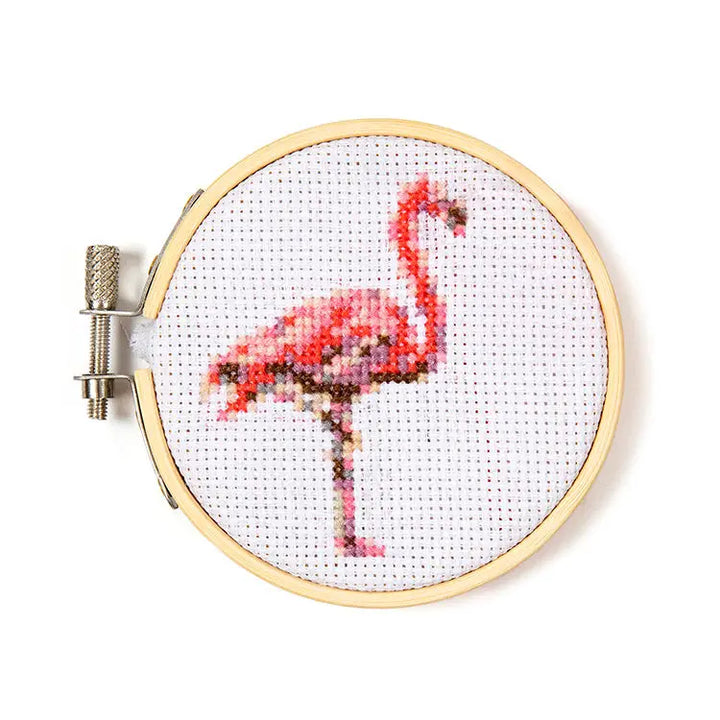 Kikkerland Mini Cross Stitch Embroidery Kit