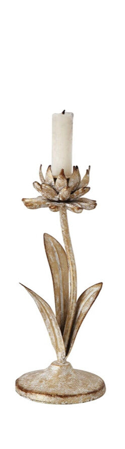 Metal Flower Taper Holder